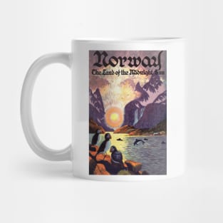 Vintage Travel Poster from Norway Mug